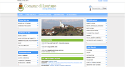 Desktop Screenshot of comune.lauriano.to.it