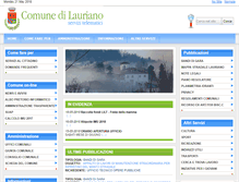 Tablet Screenshot of comune.lauriano.to.it